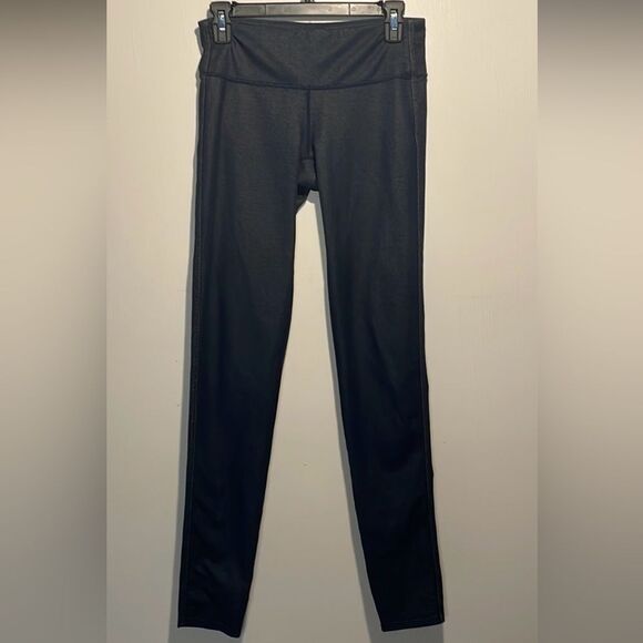 Athleta- Dark Blue Jean Jegging Pull On Skinny Athletic Legging- Size Small Tall - Picture 1 of 7